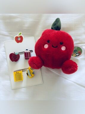 Palm Pals Apple & Teacher/School Hair Accessories, Teacher Appreciation, NWT!